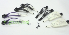 Plastic ankle strap toe strap for snowboard binding
